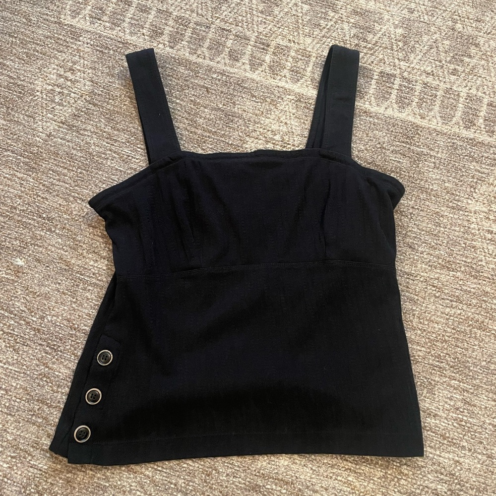 Anthropologie black tank